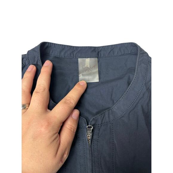 Calia By Carrie Underwood Womens Soft Utility Jumpsuit Blue Sleeveless  Large - Picture 5 of 7